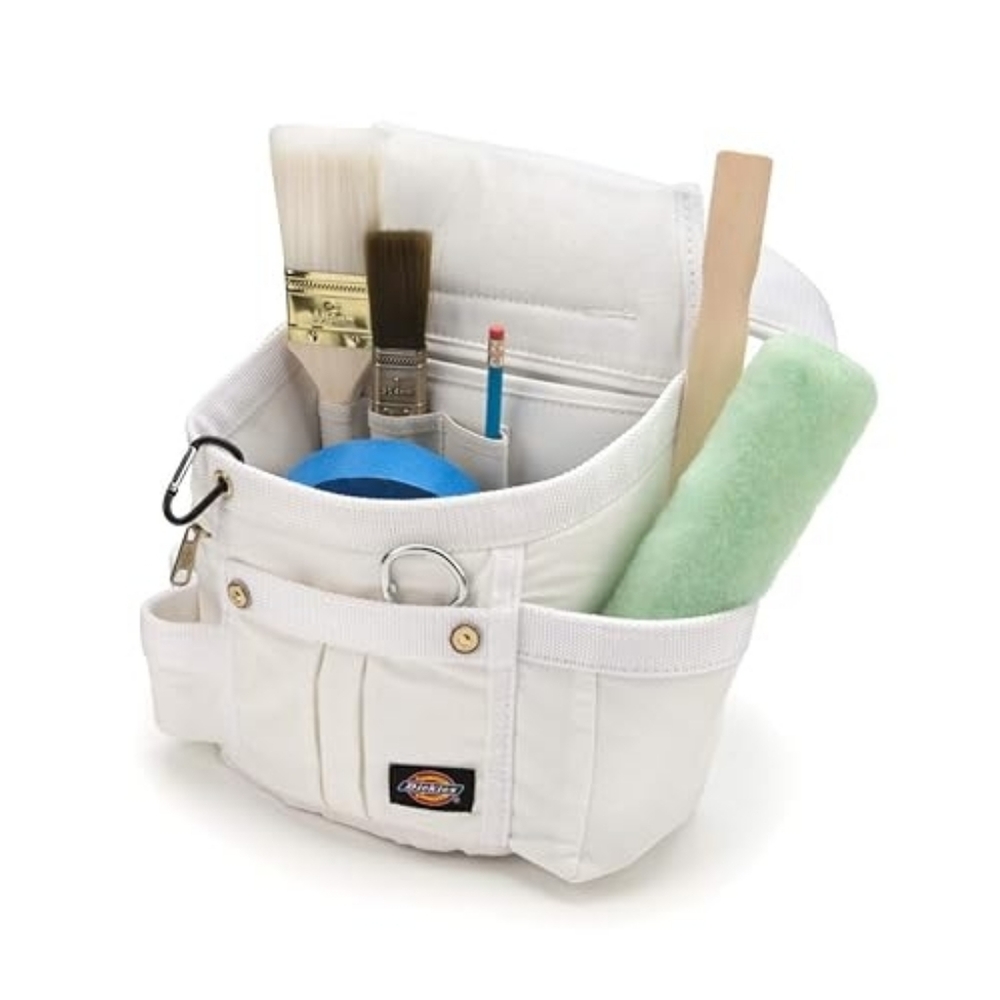 White Tool Belt with Pockets